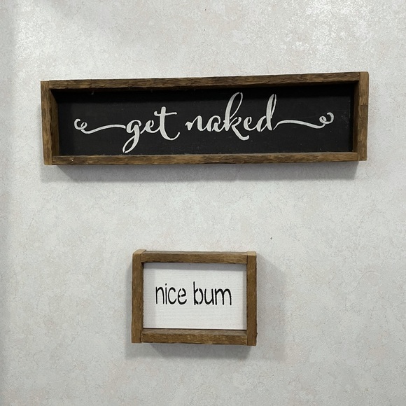 Cheeky Rustic Bathroom Decor - Picture 1 of 1